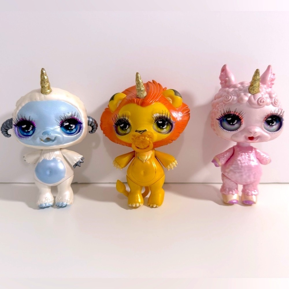 4” MGA Poopsie Unicorn, Cat & Lamb